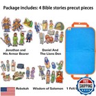 Chefan 4 Pack Felt Board Bible Stories Set  Flannel Board Stories Wisdom Of S