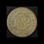 1834 Classic Head Half Cent -free Shipping Usa