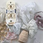 Vintage Lot Of 15 Lace Victorian Trims Antique Junk Coquette Destash Fabric
