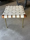 John Widdicomb Th Robsjohn Gibbings Bench  Reproduction  Missing One Brass Leg 