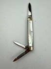 Antique Schrade Mother Of Pearl Two Blade And File Gentlemen   s Pen Knife