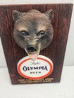 Vtg 1962 Olympia Beer Wildlife Bear Wall Plaque Bar Sign Advertising Man Cave