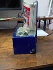 Vintage 1981 Budweiser Light Beer Lighted Sign Faux Ice Can Bar Topper Works