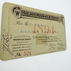 1894 Hiram Walker Canadian Club Whisky Pass F Rogers Oregon California Railroad