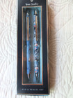 Vera Bradley Nib Morning Shells Metal Click Pen Mechanical Pencil W eraser Set