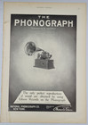 The Phonograph  Vintage Advertising 1900  Thomas Edison National Phonograph Co 