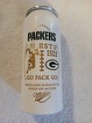 Miller Lite Beer 16 Oz Aluminum Can Drinking Cup Packers Est 1921 Go Pack Go New
