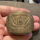 Vintage Brentwood Mo  Fire Department Sterling Silver Belt Buckle   