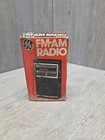 Vintage-ge Am fm Transistor Radio Model 7-2500c With Box