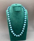 Rare Ancient Bronze Roman Necklace Beads Blue Amulet Authentic Jewelry Artifact