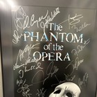Phantom Of The Opera Broadway Cast Signed Framed Poster Majestic Theatre