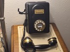 Automatic Electric Phone With The Brass Reciever Rings   Dial   Wired To Work