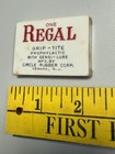 Regal Prophylactic Grip-tite Old Vintage Circle Rubber Condom Sealed Container
