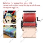 Wooden Frame Drum Carder Manual Wool Carding Machine Fiber Blending   Diy Craft