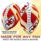 Franklin Kansas City Chiefs Mini Rubber Football Red Yellow White Ships Deflated