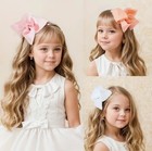 Orange 6    Hair Bow Clip Grosgrain Ribbon Girl Hair Barrette Alligator Clip