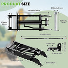 L-shaped Bracket Hydraulic Thumb Clip For Mini Excavators Attachments 3-holes