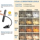 Led Music Stand Light Clip On Piano Lights Eye Caring  Blue Light Blocking Usb