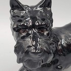 Vintage Porcelain Goebel Black Scotty Dog Terrier 5 In