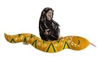 Crate And Barrel Crate   Kids Jane Goodall Pillows Sitting Chimpanzee And Snake