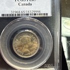 1956 Canada 50 Cents - Pl 65 Graded By Pcgs Toning On Coin
