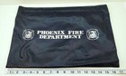Vintage Phoenix Fire Department Bag Vinyl    1980s Easy Open Bank Bag Style