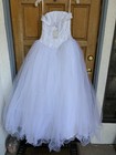 Nwt David   s Bridal Nt8017 Beaded Satin Sparkle Tulle Ball Gown Wedding Dress 2
