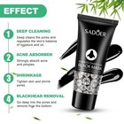 Bamboo Charcoal Black Mask - Hypoallergenic Pore Cleansing Clay Cleanser Facial