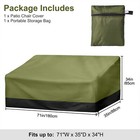 Heavy Duty Patio Sofa Cover  Waterproof Outdoor Furniture Loveseat Couch Cover