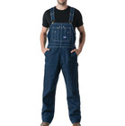 Men   s Big Smith Rigid Denim Bib Overalls