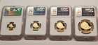 American Gold Eagle 4 Coin Set Pf 70 Ed Moy Signature In Assay  5  10  25  50