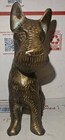 Antique Brass Scottie Highland Terrier Dog Figurine 6 5 