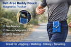 Magnetic Running Pouch Rfid Secure Phone Wallet     No Bounce 2 Pack Belt-free  