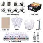 Yescom Complete Tattoo Kit 8 Machine Guns 40 Ink Power Supply Needle Grip