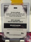 Star Wars Ahsoka Tano Auto On Card Rosario Dawson 03 25 Stellar Signatures