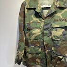 Us Army Military Camouflage Combat Jacket Coat Medium Regular Uniform Button