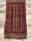 Distressed Vintage Afghan Balouch  Salt Bag Pillow Cover Area Rug Kilim Wool