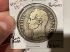 Venezuela 1905 5 Bolivares Better Date Cleaned 