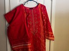 Brand New Pink Color Pakistani Shalwar Kameez Stitched-binsaeed Lawn