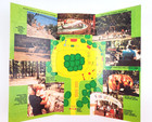 1970s Coloma Michigan Mi Paw Paw Lake Deer Forest Park Vintage Travel Brochure