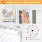 No Tools No Drill Cordless Roman Shades For Windows  Blackout Thermal Insulat   