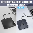 External Cd dvd Drive Usb 3 0 Type-c Burner Writer Reader For Laptop pc mac