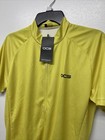 Men s Ocg High Viz Yellow Neon Short Sleeve Cycling Jersey Size L
