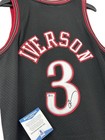 Signed Philadelphia 76ers Jersey Allen Iverson Autographed Nba Beckett Authentic