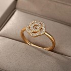 Round Cut White Moissanite Stunning Engagement Band Ring 14k Yellow Gold Finish