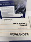 2005 Toyota Highlander Owners Manual Oem Set