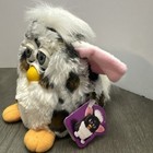 Vintage 1998 Snow Leopard Furby W tag Gray Eyes Tiger Electronics Not Tested 