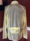 Nwt Columbia Running Rain Jacket Lightweight See Through Yellow Medium