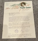 Elvis Presley Youth Center Tupelo Stationary W  Envelope 1960 Rare Mayor Ballard