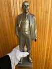     Lenin Vladimir  Large Very Rare Vintage Metal Figurine   Bust  Sculpture        